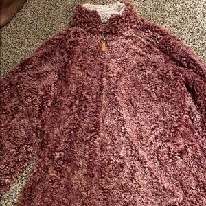 SO SOFT purple sherpa